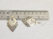 Load image into Gallery viewer, Berber Sterling Silver Dangle Earrings: Moroccan Filigree 925