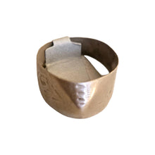 Load image into Gallery viewer, Antique Tuareg Silver Ring: Engraved Moroccan Tribal Jewelry, Size 9