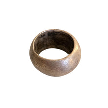 Load image into Gallery viewer, Antique Silver Ethiopian Wedding Ring: Tribal Jewelry, Size 7