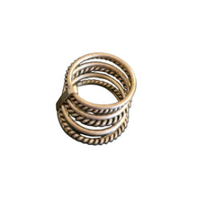Load image into Gallery viewer, Vintage Tuareg Silver Ring Moroccan Tribal Jewelry, Size 6.5