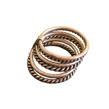 Load image into Gallery viewer, Vintage Tuareg Silver Ring Moroccan Tribal Jewelry, Size 6.5