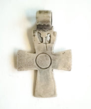 Load image into Gallery viewer, Ethiopian Christian 925 silver Coptic cross pendant ,silver cross, religious cross, Ethiopian Cross, Coptic Cross, ethiopian Silver