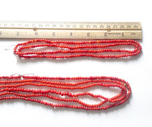Load image into Gallery viewer, Antique African Ethiopian Venetian White Heart 24"Trade Beads