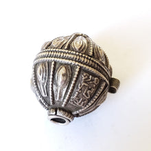 Load image into Gallery viewer, Old silver hallmarked beads from Yemen circa 1910s,Hand Crafted Silver,Ethnic Jewelry,Tribal Jewelry,