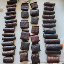 Load image into Gallery viewer, 1 Old Ethiopian Leather Healing Scroll Protection Amulet Kitabe,