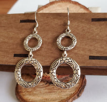 Load image into Gallery viewer, Moroccan Berber Sterling Silver Dangle Earrings silver 925,Berber Jewelry,sliver Earrings,Dangle & Drop Earrings,