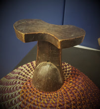 Load image into Gallery viewer, Antique Ethiopian Tribal Hand carved Headrest African Art Decor,African ,Art Décor,Home Décor, religious art