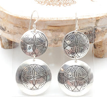 Load image into Gallery viewer, Moroccan Berber Filigree Sterling Silver Dangle Earrings silver 925,Berber Jewelry,sliver Earrings,Dangle & Drop