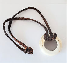 Load image into Gallery viewer, Antique shell slices Necklace Berber Morocco tribal jewelry,old shell slices,Moroccan jewelry,shell Necklace,Ethiopia Silver