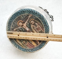 Load image into Gallery viewer, Early 20th old African Kebero drum from Ethiopia Coptic Christian Orthodox Church ,African Art Décor,Hand-Carved Wood drum , African drum