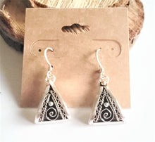 Load image into Gallery viewer, Moroccan Berber Filigree Sterling Silver Dangle Earrings silver 925,Berber Jewelry,sliver Earrings,Dangle & Drop Earrings,
