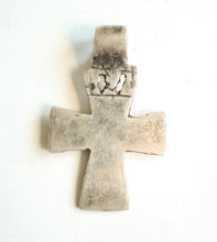 Load image into Gallery viewer, Ethiopian Christian 925 silver Coptic cross pendant ,silver cross, religious cross, Ethiopian Cross, Coptic Cross, ethiopian Silver