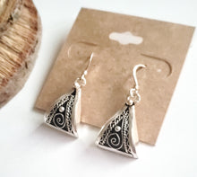 Load image into Gallery viewer, Moroccan Berber Filigree Sterling Silver Dangle Earrings silver 925,Berber Jewelry,sliver Earrings,Dangle & Drop Earrings,