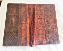 Load image into Gallery viewer, antique Ethiopian Coptic Christian Orthodox Leather cover Wood Painted Icon,African ,Art Décor,Home Décor, religious art
