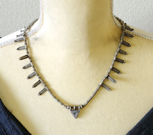 Load image into Gallery viewer, Old Ethiopian Telsum Silver Phallic Pendants Necklace,Ethiopian necklace,Hand Crafted, Ethiopian Telsum,african Silver, ethiopian jewelry

