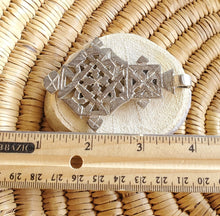 Load image into Gallery viewer, Ethiopian Christian silver cross pendant, Coptic Cross, religious cross ,Ethiopian cross, Ethiopian bronze