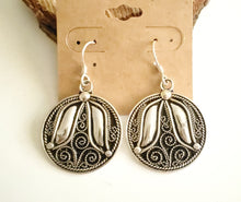 Load image into Gallery viewer, Moroccan Berber Filigree Sterling Silver Dangle Earrings silver 925,Berber Jewelry,sliver Earrings,Dangle & Drop Earrings,