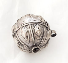 Load image into Gallery viewer, Old silver hallmarked beads from Yemen circa 1910s,Hand Crafted Silver,Ethnic Jewelry,Tribal Jewelry,