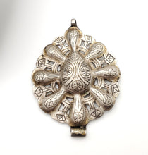 Load image into Gallery viewer, Antique Moroccan handmade Silver Berber PendantHand Crafted Silver,Pendants Necklace,Ethnic Jewelry,Tribal Jewelry