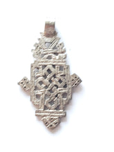 Load image into Gallery viewer, Ethiopian Christian silver cross pendant cross,religious cross,Ethiopian Cross,Coptic Cross,Coptic ethiopian bronze