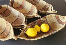 Load image into Gallery viewer, Ethiopian Handmade Woven Gambela Basket Canoe-Shaped