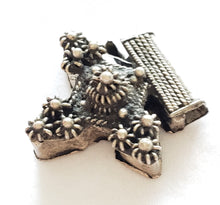 Load image into Gallery viewer, Moroccan Berber Old Silver Cross Pendant, Berber Amulet,Berber Talisman,Berber Jewelry,African Jewelry,Moroccan Jewelry,Berber Ethnic,
