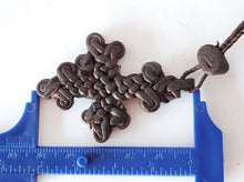 Load image into Gallery viewer, Hand Craft Ethiopian Leather Amulet Leather Cross Necklace,