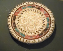 Load image into Gallery viewer, Ethiopian decorative basket handwoven basket large wall basket, African Art, Décor Baskets,bread basket,Ethiopian Basket