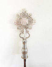 Load image into Gallery viewer, Ethiopian Orthodox Church processional cross Coptic Nickel cross,Crucifixes & Crosses,Handmade Cross,Religious Home Décor