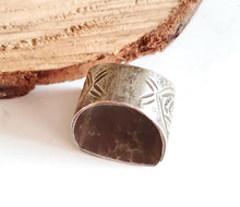Load image into Gallery viewer, Talismanic Berber Silver Ring size 8.5 tribal jewelry,Moroccan jewelry Hand Crafted ,Silver,Ethnic Jewelry,Tribal Jewelry