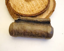 Load image into Gallery viewer, 1 Old Ethiopian Leather Healing Scroll Protection Amulet large size Kitabe,religious pendant,Ethiopian Amulet,Leather,Manuscripts Scroll