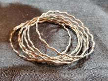 Load image into Gallery viewer, Antique Silver Moroccan Berber bangle 7 Bracelet ethnic tribal, tribal bracelets,Moroccan jewelry, ethnic jewelry, Tuareg bracelets