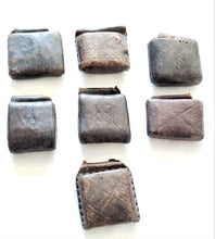 Load image into Gallery viewer, 1 Old Ethiopian Leather Healing Scroll Protection Amulet Kitabe,