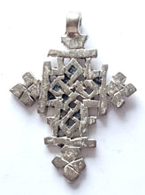 Load image into Gallery viewer, Ethiopian Christian silver cross pendant cross,religious cross,Ethiopian Cross,Coptic Cross,Coptic ethiopian bronze