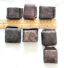 Load image into Gallery viewer, 1 Old Ethiopian Leather Healing Scroll Protection Amulet Kitabe,