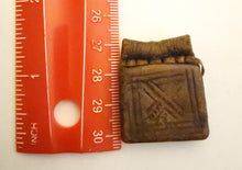 Load image into Gallery viewer, 1 Old Ethiopian Leather Healing Scroll Protection Amulet large size Kitabe,religious pendant,Ethiopian Amulet,Leather,Manuscripts Scroll