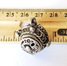 Load image into Gallery viewer, unique Old Berber Silver Bead from Morocco,Hand Crafted Silver,Ethnic Jewelry,Tribal Jewelry,