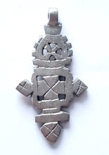 Load image into Gallery viewer, Ethiopian Christian silver cross pendant cross,religious cross,Ethiopian Cross,Coptic Cross,Coptic ethiopian bronze
