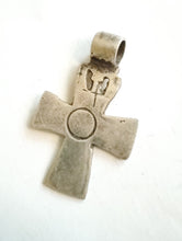 Load image into Gallery viewer, Ethiopian Christian 925 silver Coptic cross pendant ,silver cross, religious cross, Ethiopian Cross, Coptic Cross, ethiopian Silver