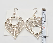 Load image into Gallery viewer, Moroccan Berber Filigree Sterling Silver Dangle Earrings silver 925,Berber Jewelry,sliver Earrings,Dangle & Drop Earrings,