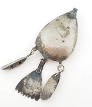 Load image into Gallery viewer, Rare antique Moroccan silver chased pendant, Berber Amulet,Berber Jewelry,African Jewelry,Charm Pendant,