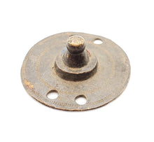 Load image into Gallery viewer, Antique Brass Shield Hair Ornament from Ethiopia tribal jewelry