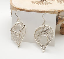Load image into Gallery viewer, Moroccan Berber Filigree Sterling Silver Dangle Earrings silver 925,Berber Jewelry,sliver Earrings,Dangle & Drop Earrings,