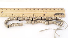 Load image into Gallery viewer, Antique Ethiopian strand of silver Heishi Anklet 1930s,ethiopian Silver,Fashion Anklets, vintage heishi, Silver Antiques,,ethiopian anklet,