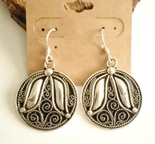 Load image into Gallery viewer, Moroccan Berber Filigree Sterling Silver Dangle Earrings silver 925,Berber Jewelry,sliver Earrings,Dangle & Drop Earrings,