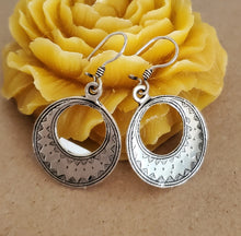 Load image into Gallery viewer, Moroccan Berber Filigree Sterling Silver Dangle Earrings silver 925,Berber Jewelry,sliver Earrings,Dangle &amp; Drop Earrings,
