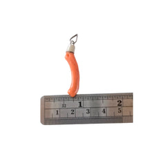 Load image into Gallery viewer, Antique Berber Silver Natural coral Pendant Southern Morocco Mediterranean,coral,
