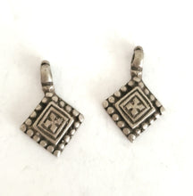 Load image into Gallery viewer, unique 2 Moroccan Berber Pendants 925 Silver Beads, Hand Crafted Silver, Ethnic Tribal Jewelry, Jewelry Making
