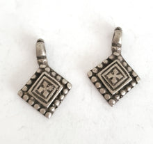 Load image into Gallery viewer, unique 2 Moroccan Berber Pendants 925 Silver Beads, Hand Crafted Silver, Ethnic Tribal Jewelry, Jewelry Making
