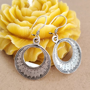 Moroccan Berber Filigree Sterling Silver Dangle Earrings silver 925,Berber Jewelry,sliver Earrings,Dangle & Drop Earrings,